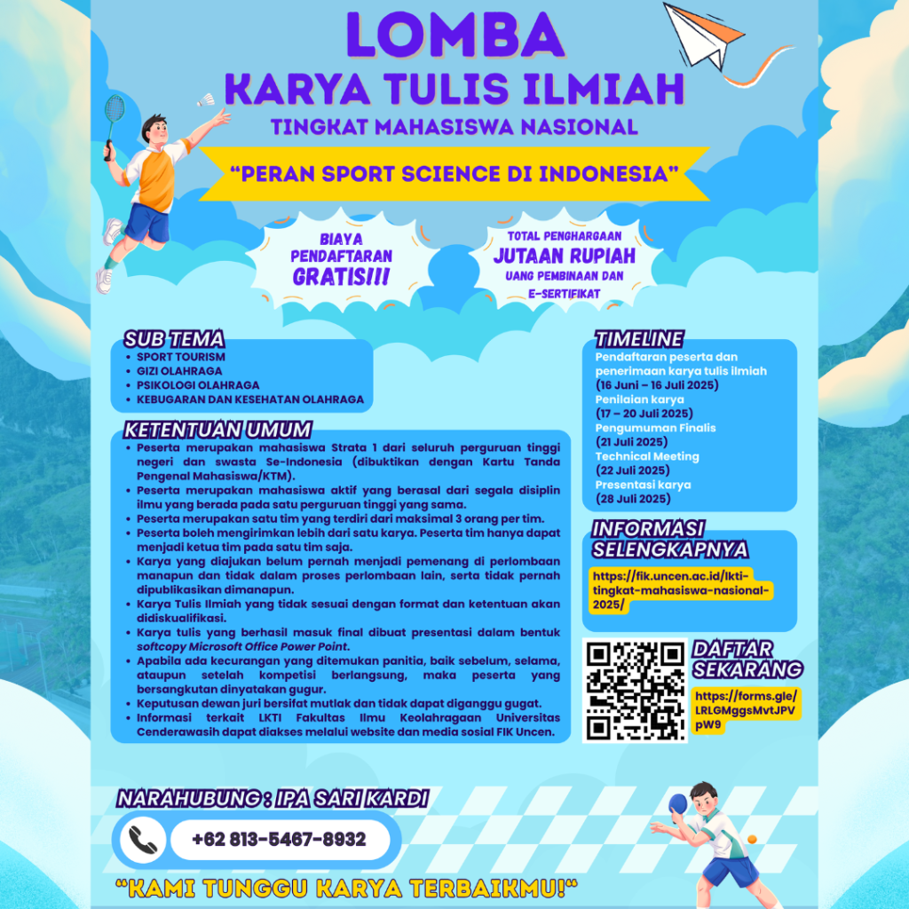 LKTI Tingkat Mahasiswa Nasional 2025