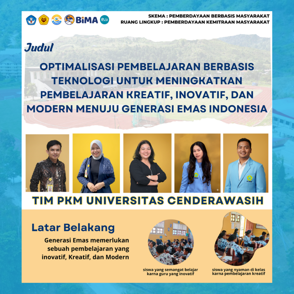 PkM BIMA 2025: OPTIMALISASI PEMBELAJARAN BERBASIS TEKNOLOGI UNTUK MENINGKATKAN PEMBELAJARAN KREATIF, INOVATIF, DAN MODERN MENUJU GENERASI EMAS INDONESIA